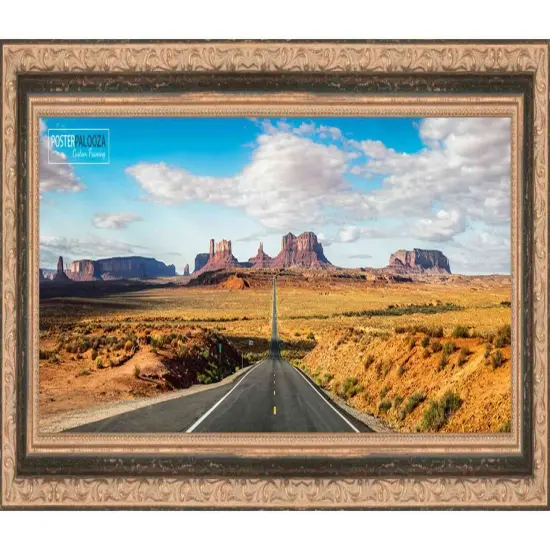 Panoramic Classic Black Picture Frame - UV Acrylic, Foam Board Backing, Hanging Hardware {1}