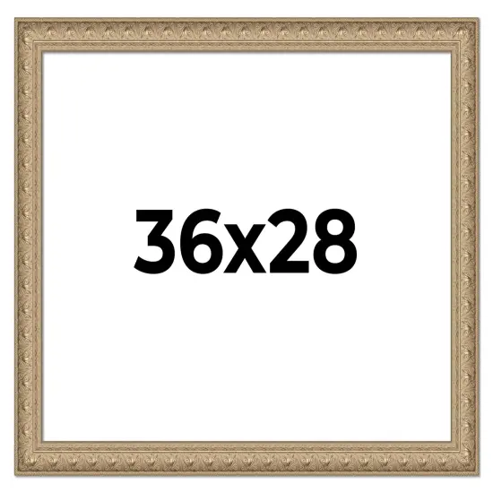 Museum Silver Picture Frame - UV Acrylic, Backing Board, Hanging Hardware Included {1}