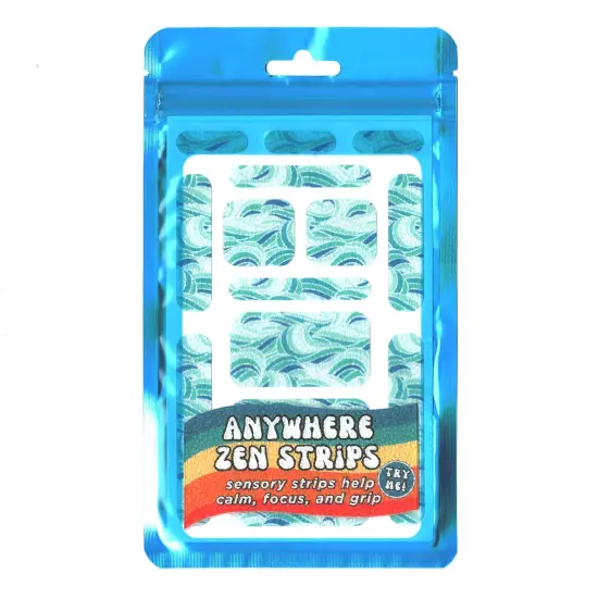 Zen Strips, Anywhere Zen, Sandy Waves, 13 Per Set, 6 Sets {1}