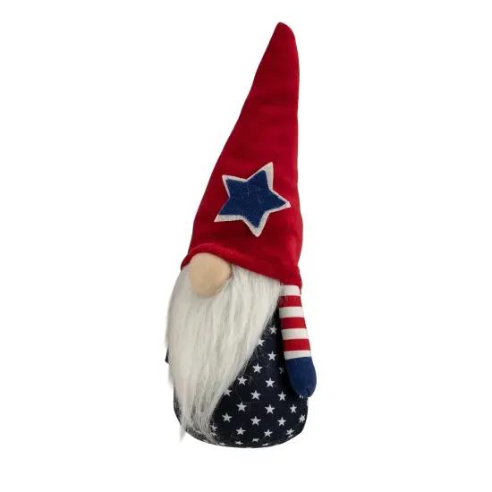 Northlight 10.5" Americana Boy 4th of July Patriotic Gnome Blue {4}