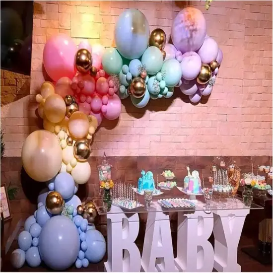 Rainbow Balloon Garland Arch Kit 171PCS Latex Balloon Pastel Balloon Garland Kit Macaron Colors 5,10,12,18 Inch Birthday Baby Shower Wedding Unicorn Party Decorations {4}