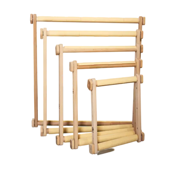 Wooden tapestry embroidery frame with clips 13,7*18,9in CSFR3548 {2}