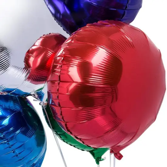 50pcs/lot Round Shape Foil Mylar Helium Balloon 18" Balloon Birthday Party Decoration Foil Balloons {4}