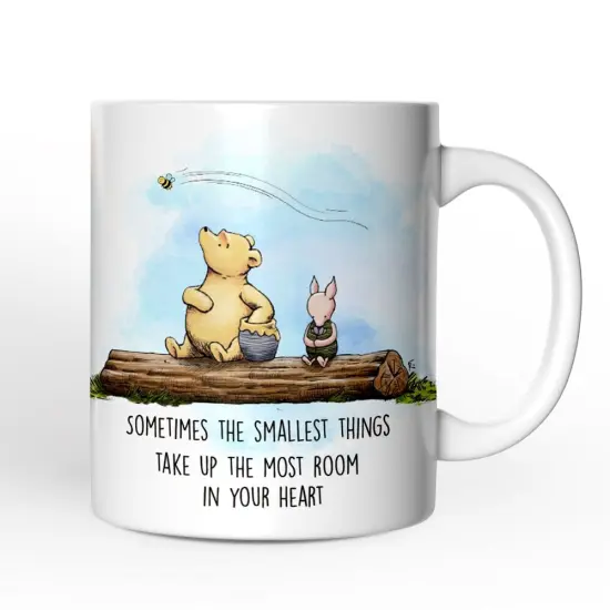 Pooh Bear&rsquo;s Heartwarming Quote Mug, Sentimental Appreciation Gift {1}