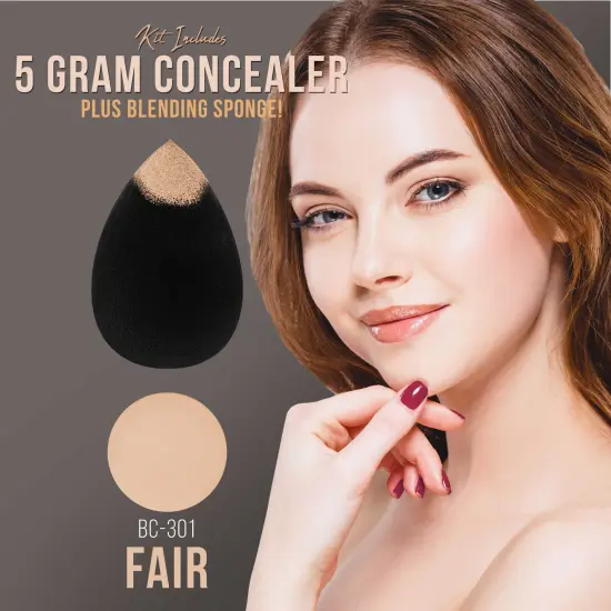 Belloccio Complete Cordless Handheld Airbrush Cosmetic Makeup System with 4 Fair Foundation Shades, 18-Piece Kit, Primer, Blush, Bronzer, Highlighter {5}