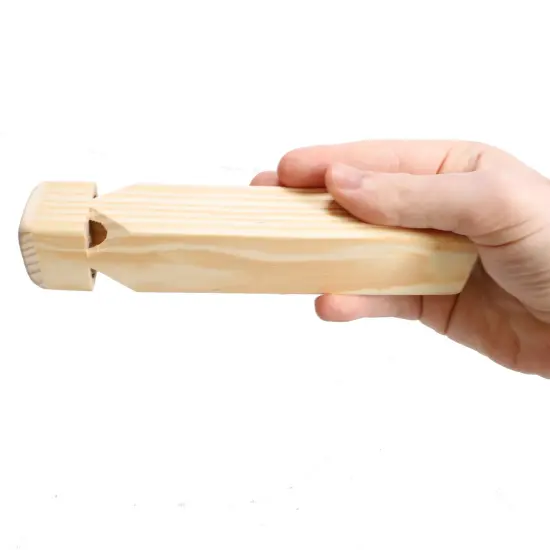 WE Games Old Fashioned Wooden Train Whistle {3}