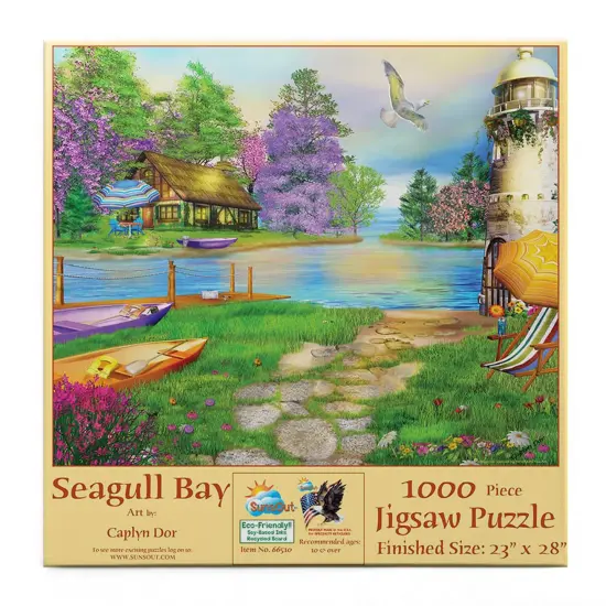 Sunsout Seagull Bay 1000 pc Jigsaw Puzzle 66510 {4}