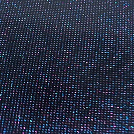 1 Yard Multi Color Glitter Velvet Stretch Polyester Spandex Fabric for Dancewear Costumes 60" Width Black Blue silver {2}