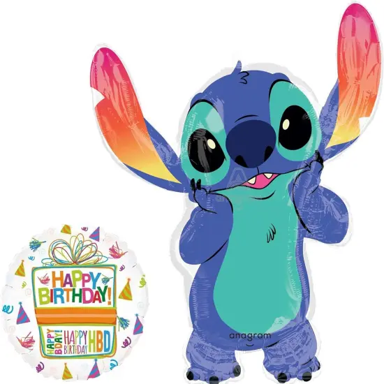 33" Stitch Super Shape Foil Balloon {1}