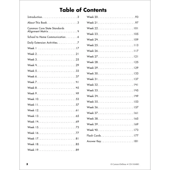 Carson Dellosa Weekly Practice 5th Grade Math Workbook, Flash Cards, Word Problems, Place Value, Fractions, Decimals, and More Mathematics, Classroom or Homeschool Curriculum {3}