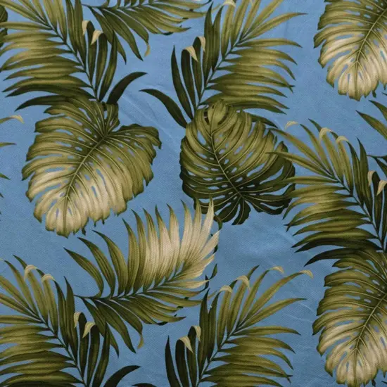 1 Yard Split & Palm Leaves Upholstery Cotton Fabric, 56-58 Inches wide {1}