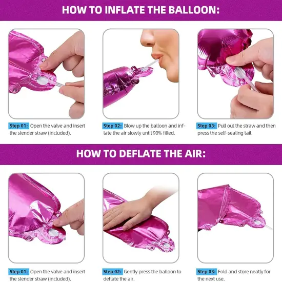 16 inch Personalized Alphabet Letters Foil Mylar Balloons (Hot pink) {3}