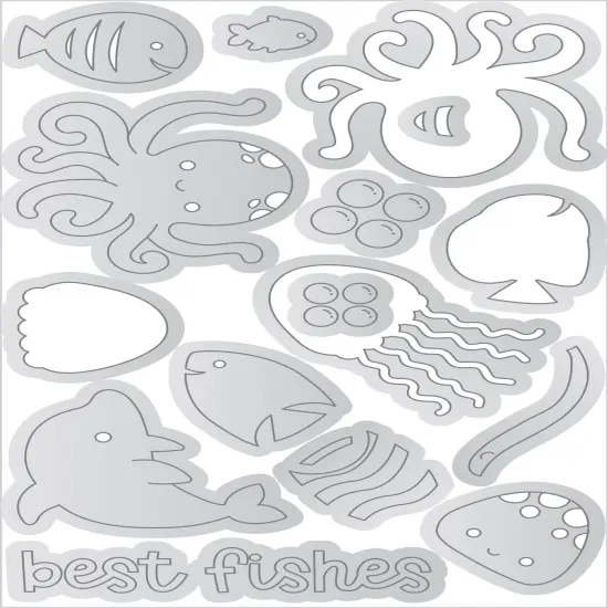 Doodlebug Doodle Cuts Dies-Best Fishes, Summer Fun {2}