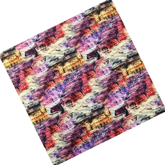 Sandstone Texture Printed Spandex {3}