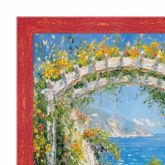 Slim Red Chabi Chic Farmhouse Barnwood Rustic Picture Frame 9x9 frame {3}