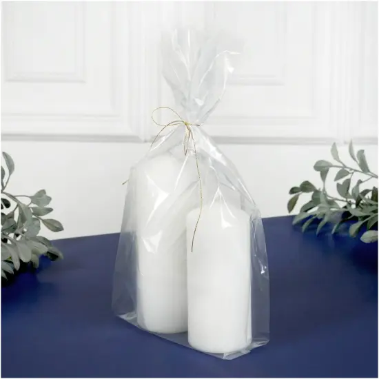 Plymor 5" x 2" x 12" (Pack of 100), 1 Mil Gusseted Plastic Bags {5}