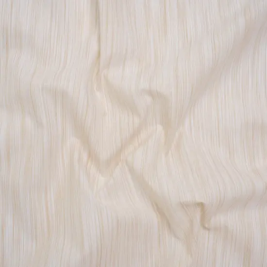 1 Yard Cream Striated Quilting Cotton Fabric Premium Drape Quality, 43 Inches Wide {2}