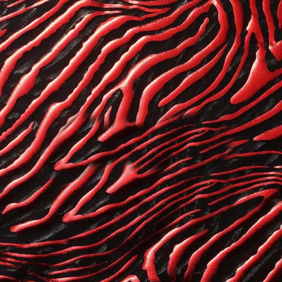 Flame Foil Mesh 4 Way Stretch Nylon Spandex, 58/60" Width Silver {5}