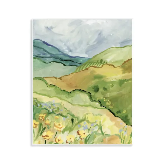 Stupell Industries Spring Meadow Rolling Hills Wall Plaque By Victoria Barnes {1}