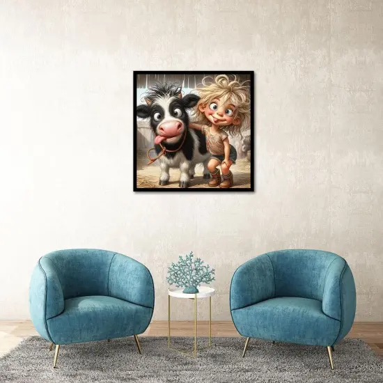 5D Cow Diamond Art Kits for Adults,(30 * 30cm) {4}