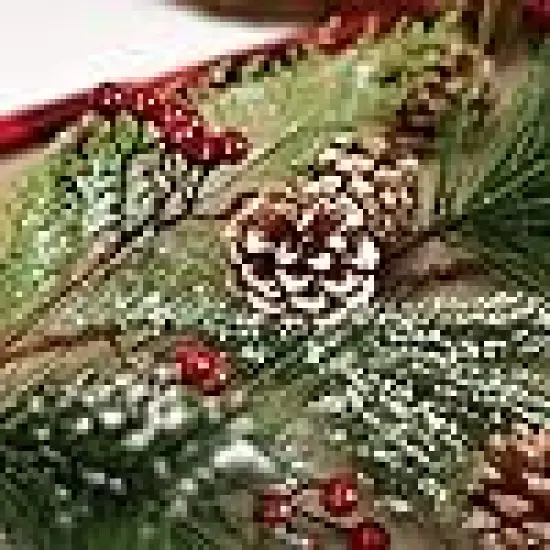 Spruce Cypress Berries Pinecones Winter {3}