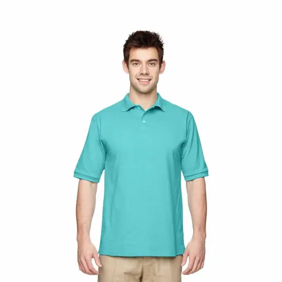 JERZEES&reg; Dri-Power Collared Half Sleeve Polo Royal {4}