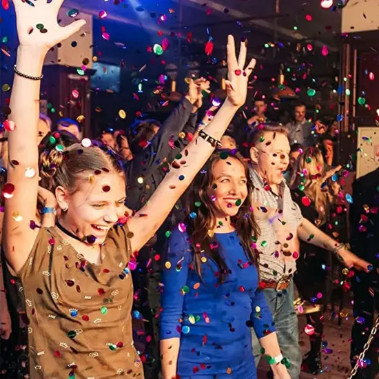 Multicolor Metallic Foil Confetti(0.59 inch) {3}