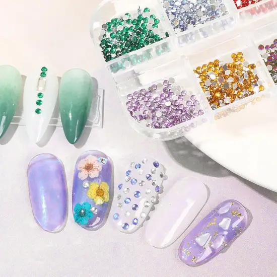 3000pcs Flatback Rhinestones for Nails {6}