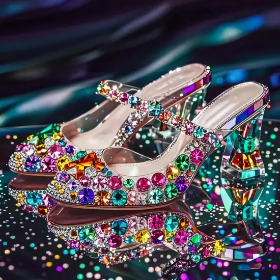 1000pcs AB Colorful Flatback Rhinestones - Mixed Color {5}