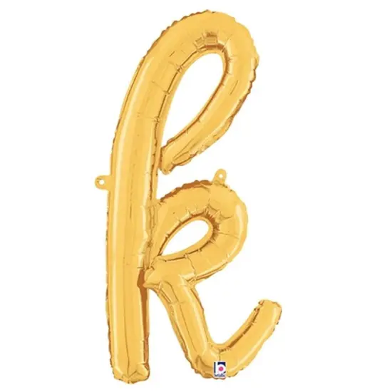 Betallic&reg; 24 inch Script Letters Gold Air Fill Only {4}