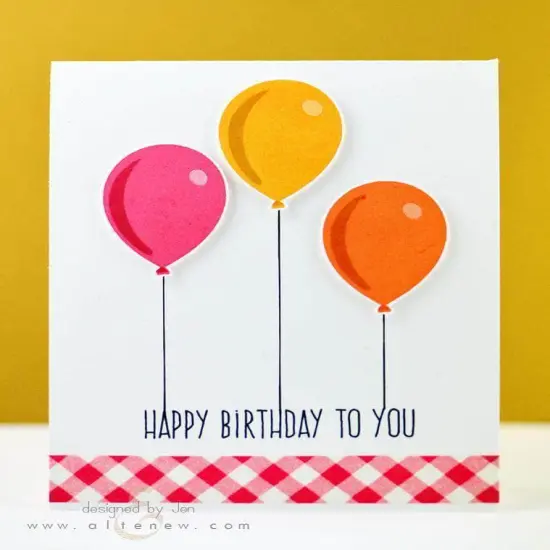 Birthday Greetings Stamp Set {6}