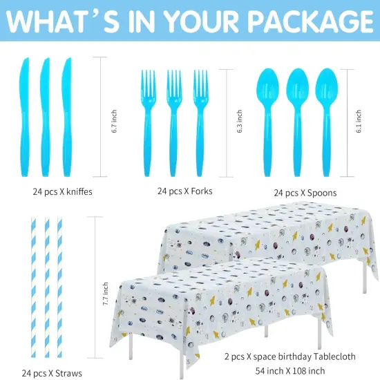Space Theme Party Supplies For Boy {2}