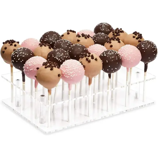 Clear Acrylic Cake Pop Stand, Lollipop Display Holder (24 Holes) {1}