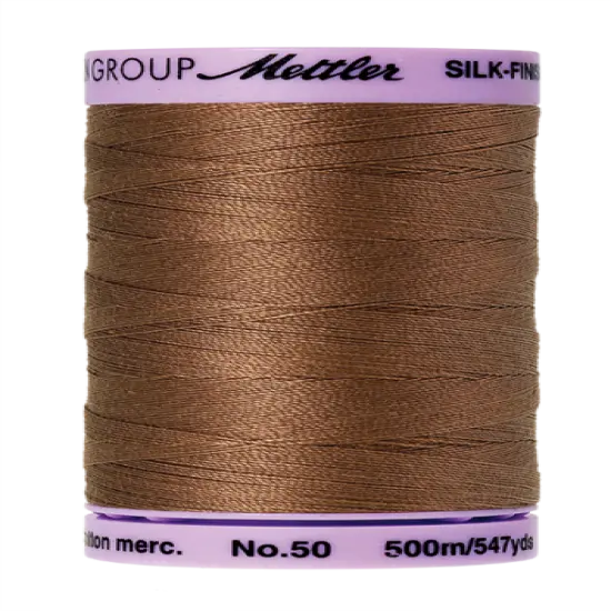 Hazelnut (9104-0281) | Silk-Finish Cotton 50wt (500M / 547Y) | Mettler Thread {1}