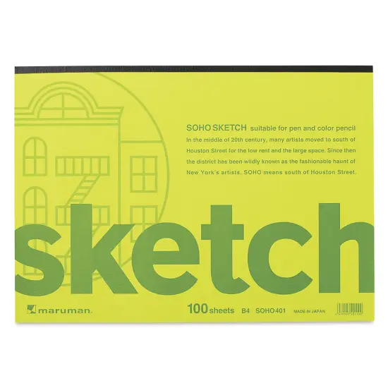 Maruman Soho Series Sketchbook - B4, 9.9" x 13.9", 100 Sheets {1}