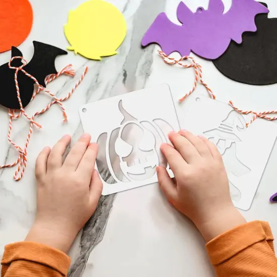 72 PCS 3x3 Inch Halloween Stencils for Painting,(72PCS Halloween) {2}
