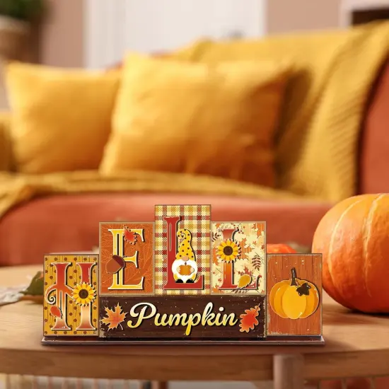 Tray Decor Fall Centerpiece Decorative Turkey(multicolor) {3}