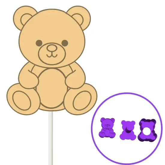 Teddy Bear Cake Pop Mold {3}