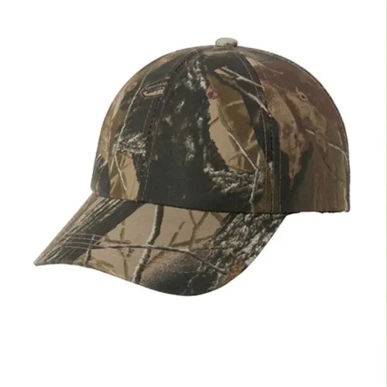 Port Authority&reg; Pro Camouflage Series Garment-Washed Cap, Unstructured Low-Profile Camo Hat with Hook-and-Loop Closure Realtree Edge {6}
