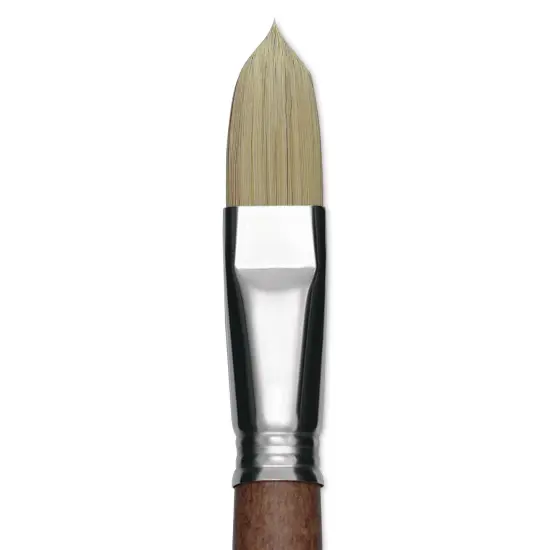 Escoda Futura Synthetic Bristle Brush - Series 5418, Long Filbert, Size 20, Long Handle {1}