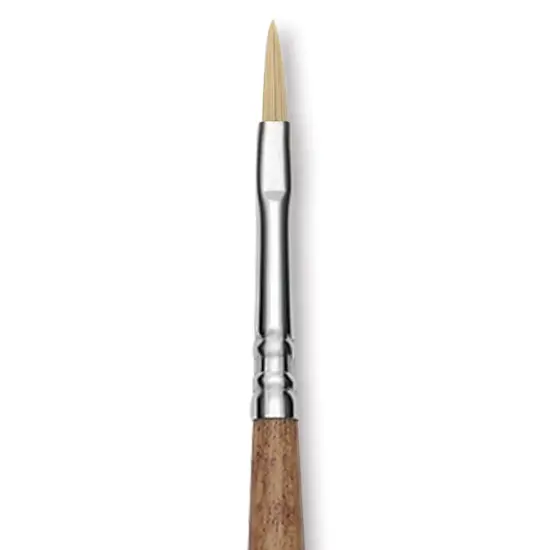 Escoda Futura Synthetic Bristle Brush - Series 5414, Filbert, Size 2, Long Handle {1}