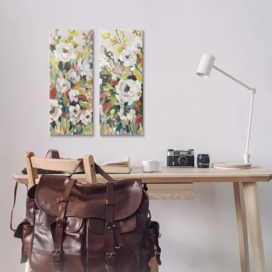 Stupell Industries Bright Cottage Gardens 2pc Canvas Wall Art Set Design by Carol Robinson {2}