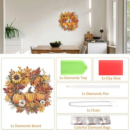 Halloween Diamond Painting Hanging Kits for Adults Beginners {5}