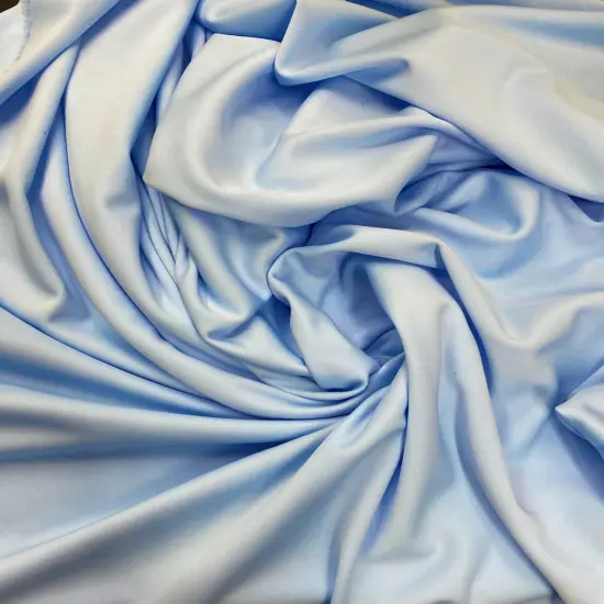 1 Yard Light Blue Scuba Knit Stretch Fabric for Sewing Apparel Costumes Dresses Crafts 59&Prime;-60&Prime; Wide {1}