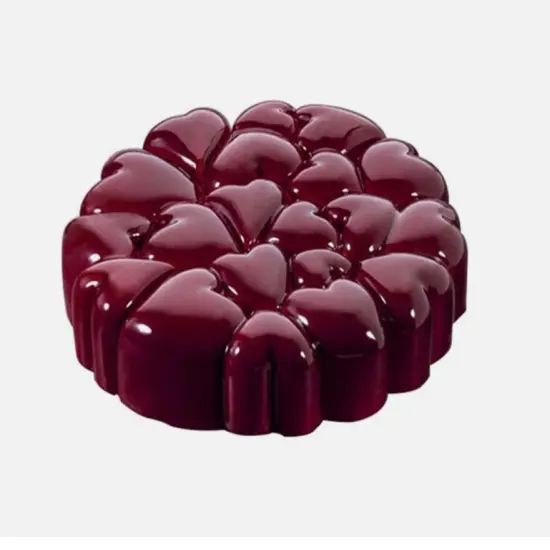 Heart Breakable Silicone Mold {6}