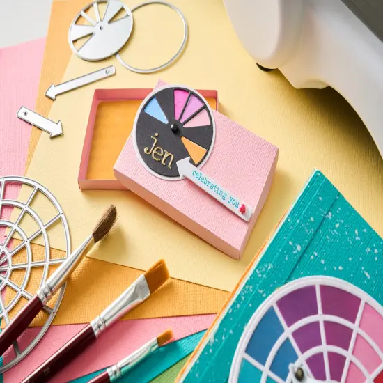 Sizzix Thinlits Dies By Eileen Hull 9/Pkg-Rainbow Wheels {4}