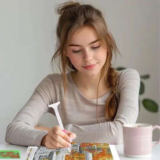 12x16inch - Fall Pumpkin DIY 5D Diamond Painting Kits for Adults {4}