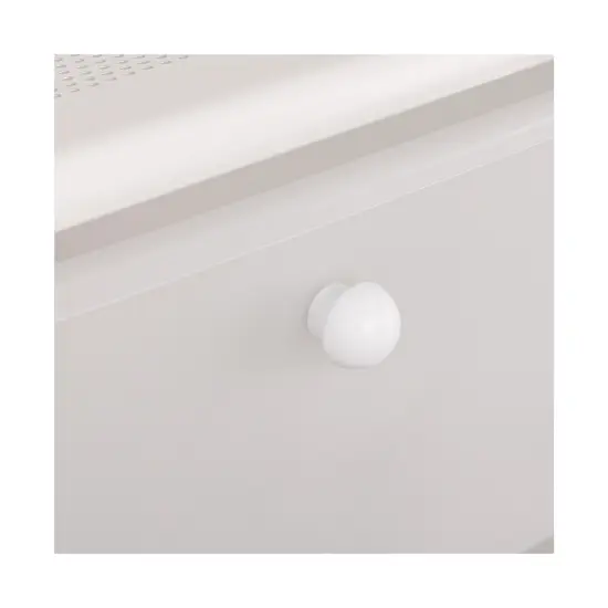 Seville Classics 15-Drawer Organizer Cart, 25.2" W x 15.3" D x 38.2" H White {5}