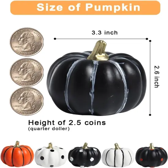 6PCS Halloween Pumpkins Decor {3}