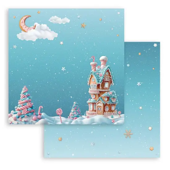 Stamperia Scrapbooking Pad 12"x12" 10/Pkg-Candy Christmas {7}